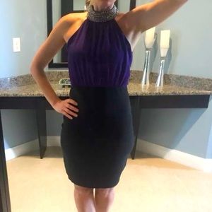 Color blocked cocktail Dress size medium
